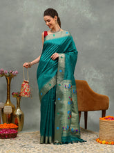 Embroidered Tussar Saree
